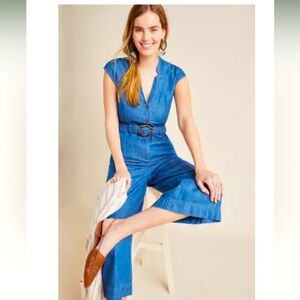 Anthropologie Pilcro Denim Jumpsuit